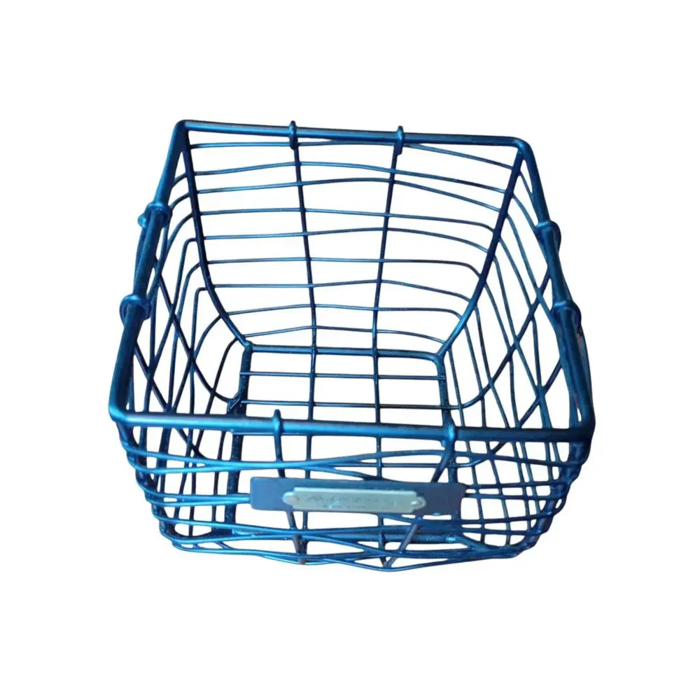 Hearth & Hand with Magnolia Black Wire Storage Basket Small Square Metal Bin